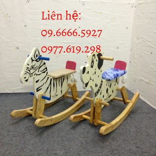 Bập bênh gỗ IQ Toys