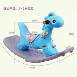 ngựa bập bênh cho bé có đèn có nhạc
