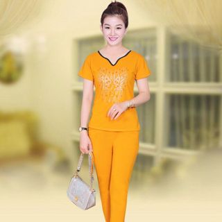 bộ cotton supha cổ tim 60k