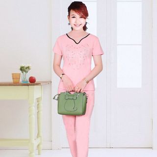 bộ cotton supha cổ tim 60k