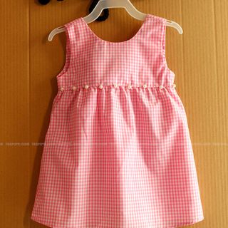 ĐẦM CARO DÂY PHỐI NƠ TAI THỎ PHÁI SAU