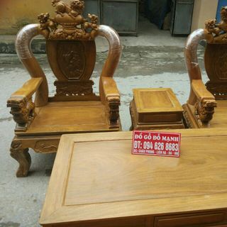 Bộ bàn ghế Bộ bàn ghế đồng kỵ nghê đỉnh