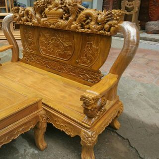 Bộ bàn ghế Bộ bàn ghế đồng kỵ nghê đỉnh