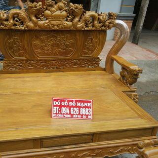 Bộ bàn ghế Bộ bàn ghế đồng kỵ nghê đỉnh