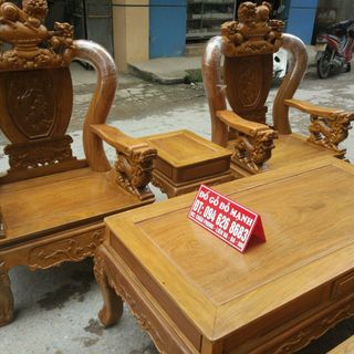 Bộ bàn ghế Bộ bàn ghế đồng kỵ nghê đỉnh