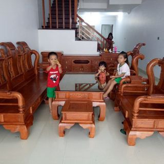 Bộ bàn ghế tần thủy hoàng gỗ hương đá