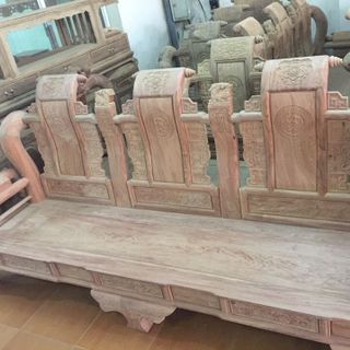 Bộ bàn ghế tần thủy hoàng gỗ hương đá