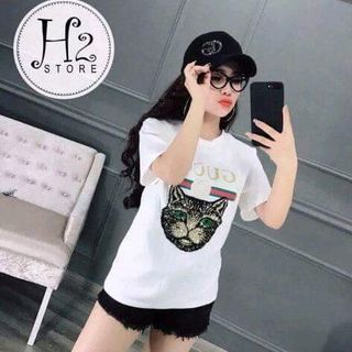 Áo thun cotton guccy