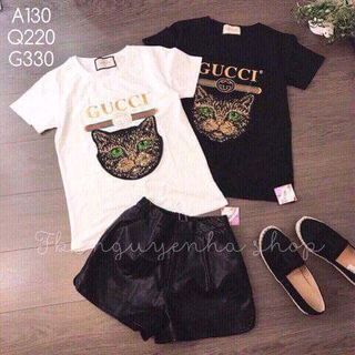 Áo thun cotton guccy