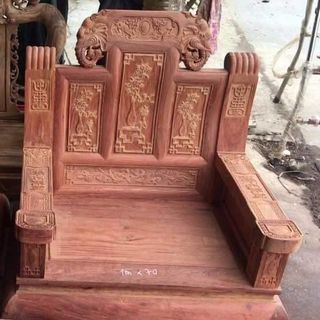 Bộ Bàn Ghế Đồng Kỵ Kiểu Âu Á Hộp Loại 2m2 và 2m4 gỗ hương đỏ