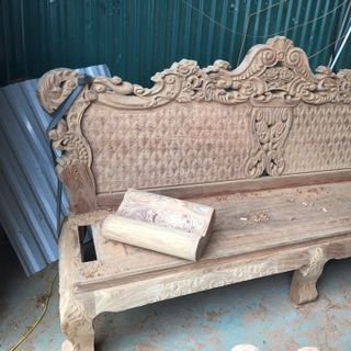 Bộ Bàn Ghế Hoàng Gia gỗ hương vân