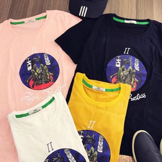 Phông rộng teen Chất liệu thun cotton