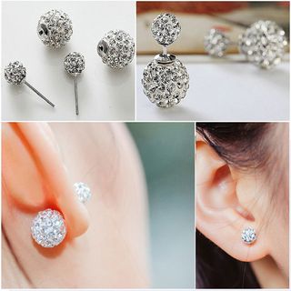 Hoa tai bạc 925 đính đá Cubic Zirconia