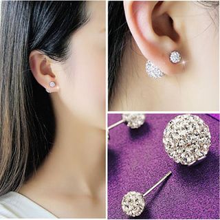 Hoa tai bạc 925 đính đá Cubic Zirconia