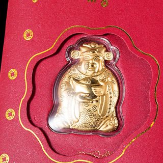 Vàng thần tài ép vỉ