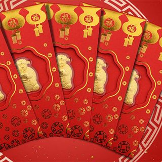 Vàng thần tài ép vỉ