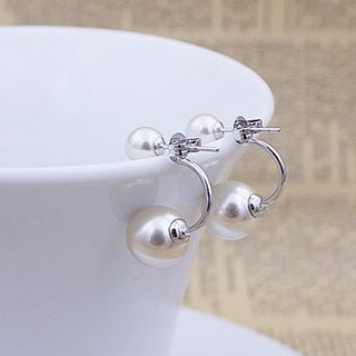 Hoa tai bạc 925 ngọc trai tự nhiên