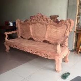 Bộ bàn ghế kiểu louis pháp gỗ hương đá