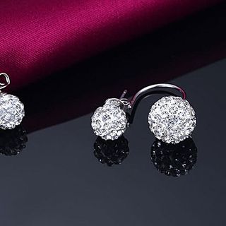 Hoa tai bạc 925 đính đá CZ