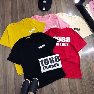 Phông rộng teen 1988 Chất liệu thun cotton 4c