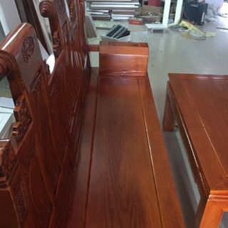 Bộ bàn ghế âu á hộp - gỗ sồi nga - Loại 2m2 và 2m4