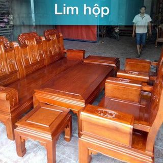 Bộ bàn ghế âu á kiểu như ý tay hộp gỗ bộ 2m2 và bộ 2m4