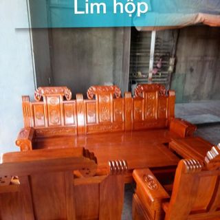 Bộ bàn ghế âu á kiểu như ý tay hộp gỗ bộ 2m2 và bộ 2m4