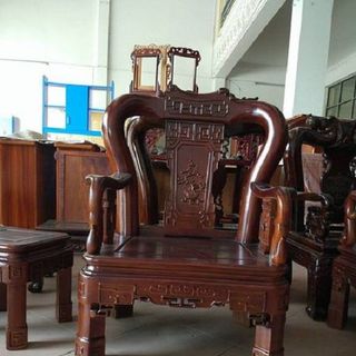 Bộ bàn ghế triện gỗ gụ