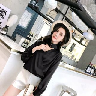 áo lụa gấm cổ đót viền hàng đẹp bb