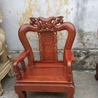 Bộ Bàn Ghế phòng khách kiểu Chim Đào Gỗ Hương Vân