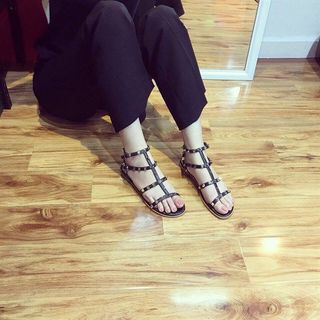 SANDAL QUAI BỆT ĐINH D0026E