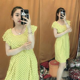 đầm chấm bi