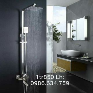 Sen cây vuông Inox 304 vòi sen tay sen củ sensen inox sen cây cây sen tắm sen tròn sen vuông sen massage sen inox 304 sen inox sen thuyen sen cay sen tam