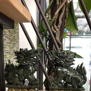 Tỳ hưu đá Lam Ngọc size lớn - MSP 319