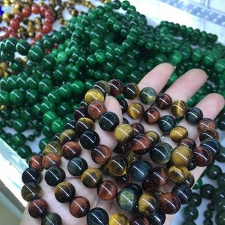 Vòng tay đá mắt hổ tam mụi đẹp - MSP 314