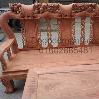 Bộ bàn ghế minh quốc đào gỗ hương đá