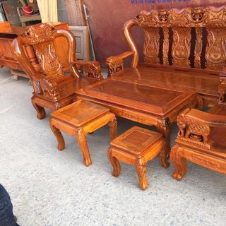 Bộ bàn ghế trạm voi tay 10 và tay 12 giá sỉ
