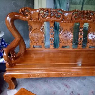 Bộ bàn ghế minh quốc đào gỗ gụ