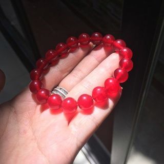 Vòng tay mã não đỏ tươi - MSP 332