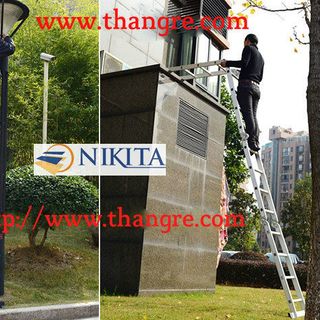 Thang nhôm gấp 4 đa năng cao 69m Nikita