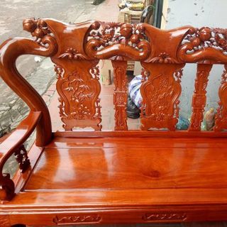 Bộ bàn ghế đồng kỵ quốc đào tay 10 và tay 12