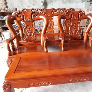 Bộ bàn ghế đồng kỵ quốc đào tay 10 và tay 12