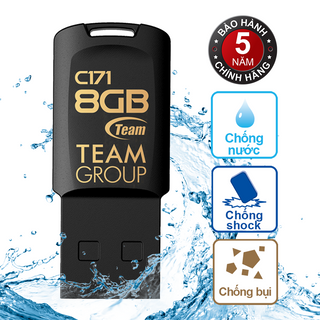 Teamgroup - USB Team C171 chống shock chống nước chống bụi 8GB