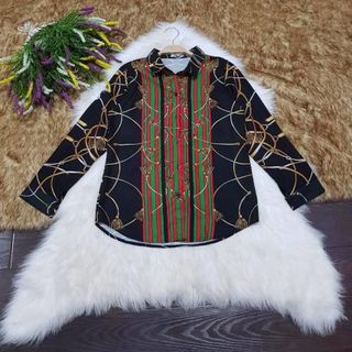 Áo sơ mi tay dài in hoạ tiết hot