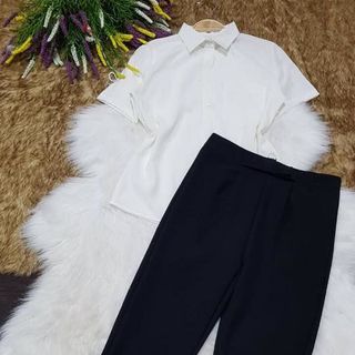 Sét áo sơ mi tay ngắn quần lửng hot