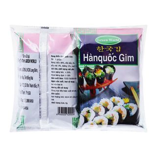 RONG BIỂN HÀN QUỐC GIM GREEN WORLD LỐC 2G x 8 GÓI