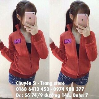 Áo Khoác Nỉ Mặt Cười
