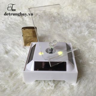 đế xoay trưng bày có led