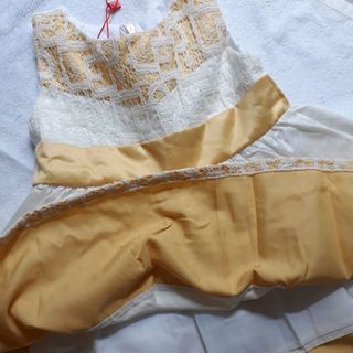 ĐẦM PHI REN KÈM NƠ BUỘC TÓC CHO BÉ TỪ 8-22KG