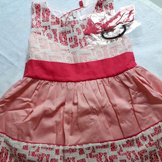 ĐẦM PHI REN KÈM NƠ BUỘC TÓC CHO BÉ TỪ 8-22KG